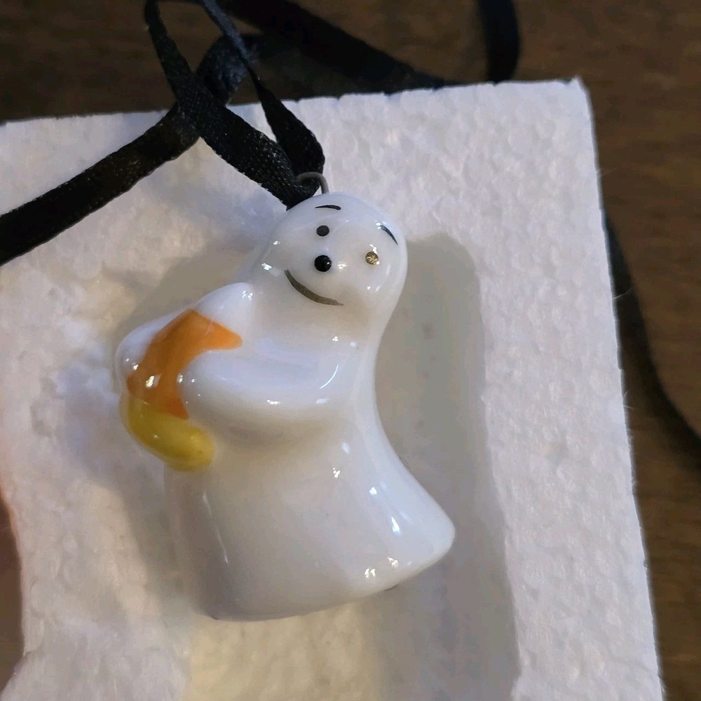 Longaberger Happy Halloween Tie-On Set Ghosts 2005 New‎ in Box - Picture 4 of 6